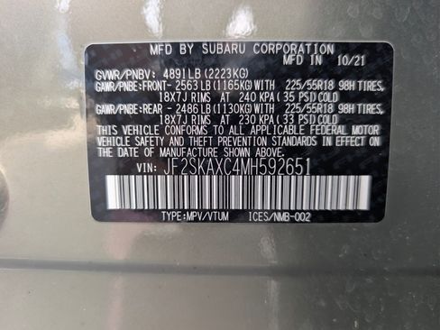 Used 2021 Subaru Forester Touring w/ Popular Package #2 image 39