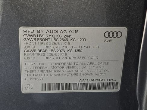 Used 2015 Audi Q5 2.0T Premium Plus w/ Technology Package AWD/4WD image 35