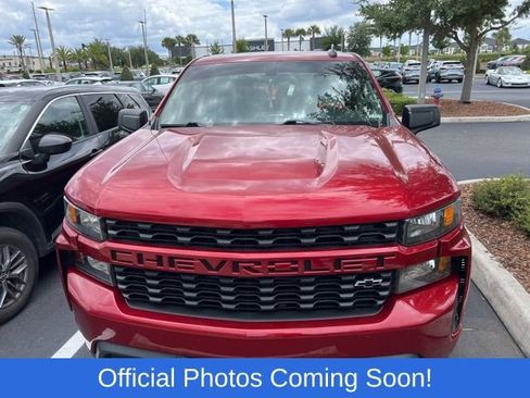 Used 2021 Chevrolet Silverado 1500 Custom w/ LPO, Dark Essentials Package RWD image 3