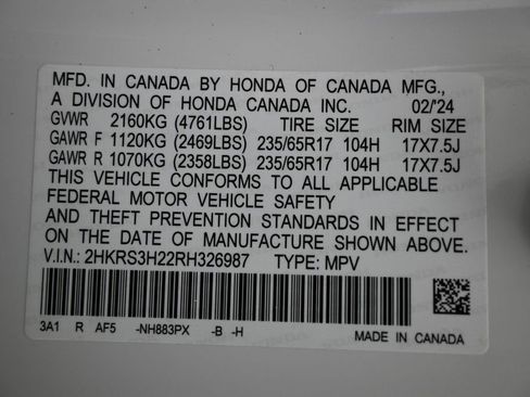 Used 2024 Honda CR-V LX image 13