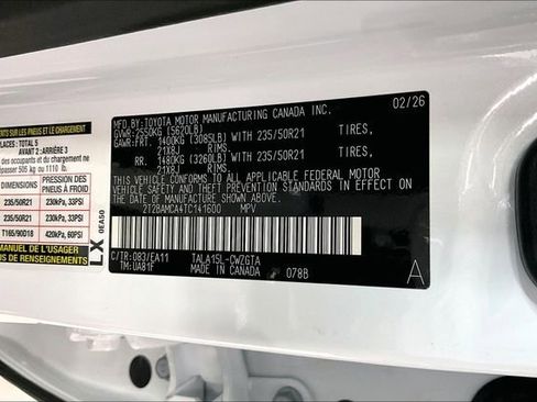 New 2026 Lexus RX 350 F Sport image 13