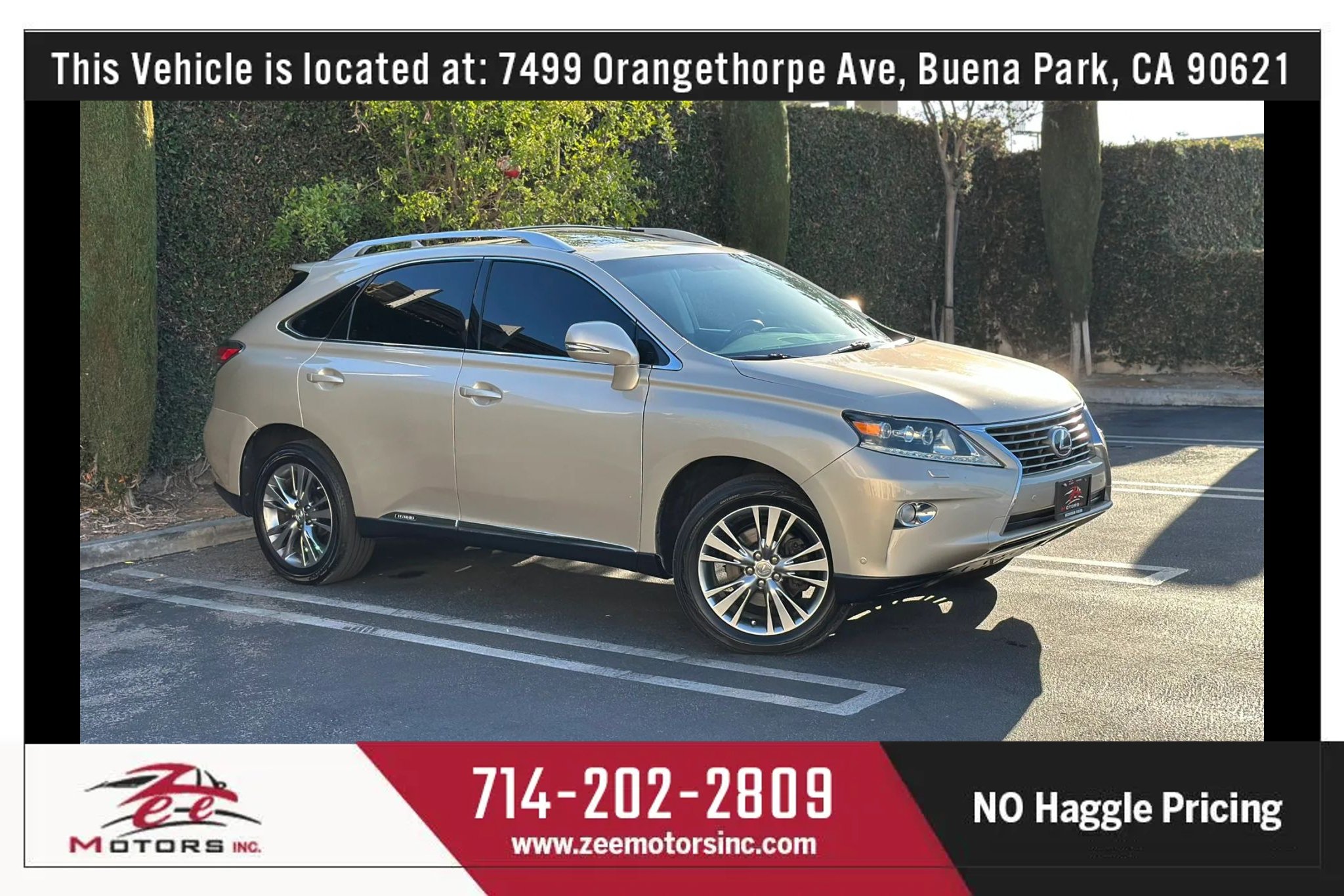 Used 2013 Lexus RX 450h AWD w/ Navigation Pkg image 1