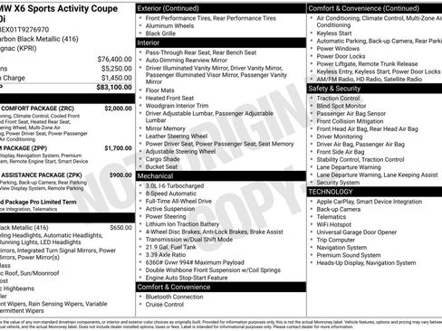 New 2026 BMW X6 xDrive40i w/ Climate Comfort Package image 11
