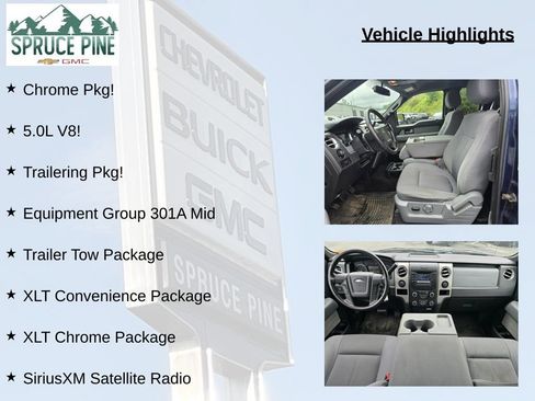 Used 2014 Ford F150 XLT w/ XLT Chrome Package AWD/4WD image 8
