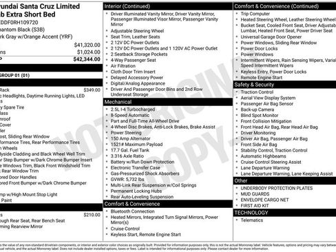 New 2024 Hyundai Santa Cruz Limited image 26