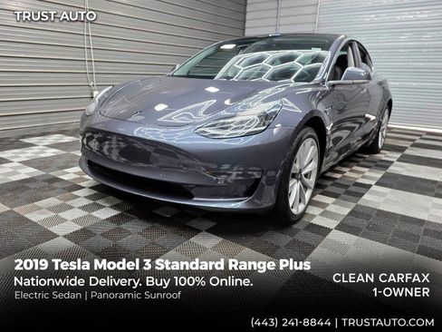 Used 2019 Tesla Model 3 Standard Range Plus RWD image 1