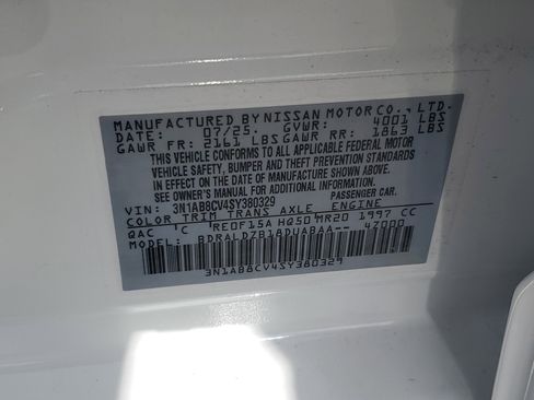 New 2025 Nissan Sentra SV w/ SV Premium Package image 20