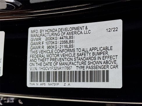 Used 2022 Honda Accord Sport image 29