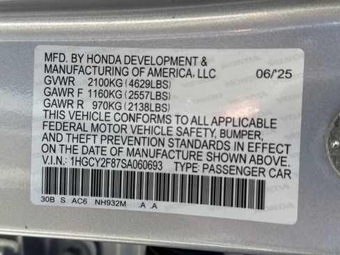 Used 2025 Honda Accord Touring image 19
