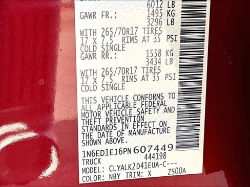 Used 2023 Nissan Frontier Pro-X w/ Pro Convenience Package image 34