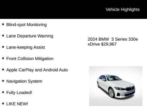 Used 2024 BMW 330e xDrive image 4