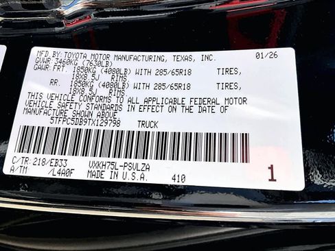 New 2026 Toyota Tundra TRD Pro image 19