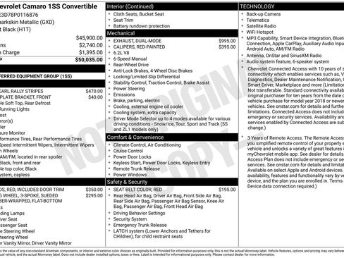 Used 2023 Chevrolet Camaro SS RWD image 27