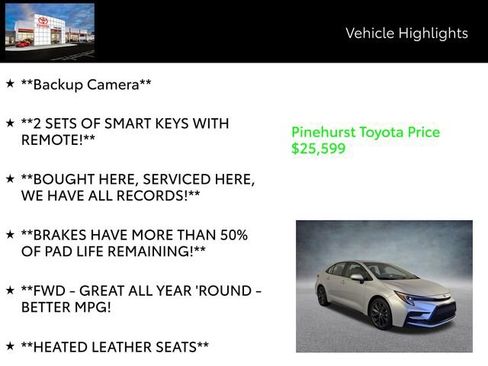 Certified 2025 Toyota Corolla XSE image 19