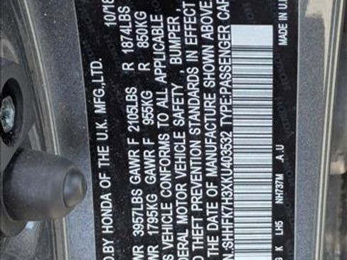 Used 2019 Honda Civic LX image 16