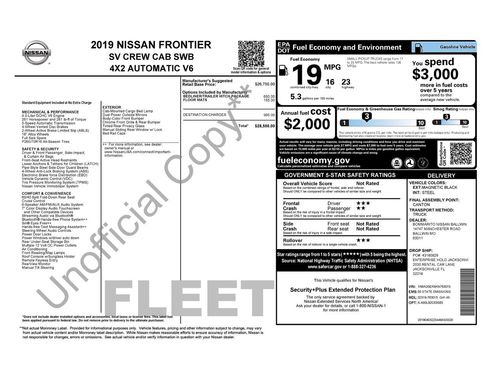 Used 2019 Nissan Frontier SV RWD image 10