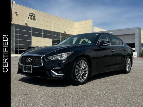 Certified 2023 INFINITI Q50 Luxe w/ Cargo Package RWD image 1