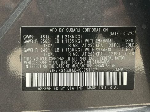 Used 2025 Subaru Crosstrek 2.5i Limited w/ Popular Package #3A AWD/4WD image 21