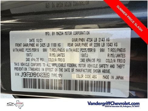 Used 2021 MAZDA CX-5 Grand Touring w/ GT Premium Package AWD/4WD image 29