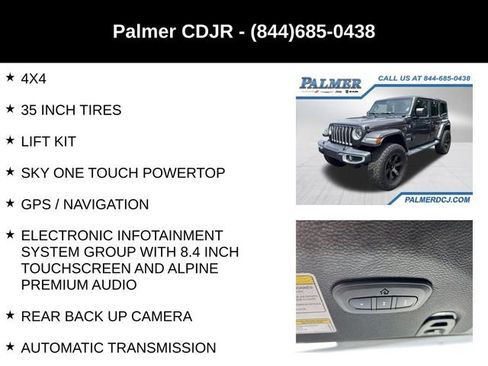 Used 2021 Jeep Wrangler Unlimited Sahara w/ Cold Weather Group AWD/4WD image 6