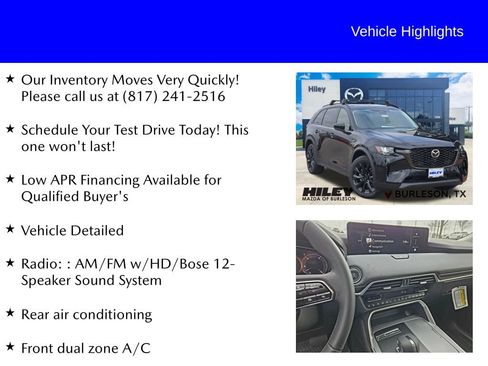 New 2026 MAZDA CX-90 3.3 Turbo w/ Premium Sport Pkg image 9