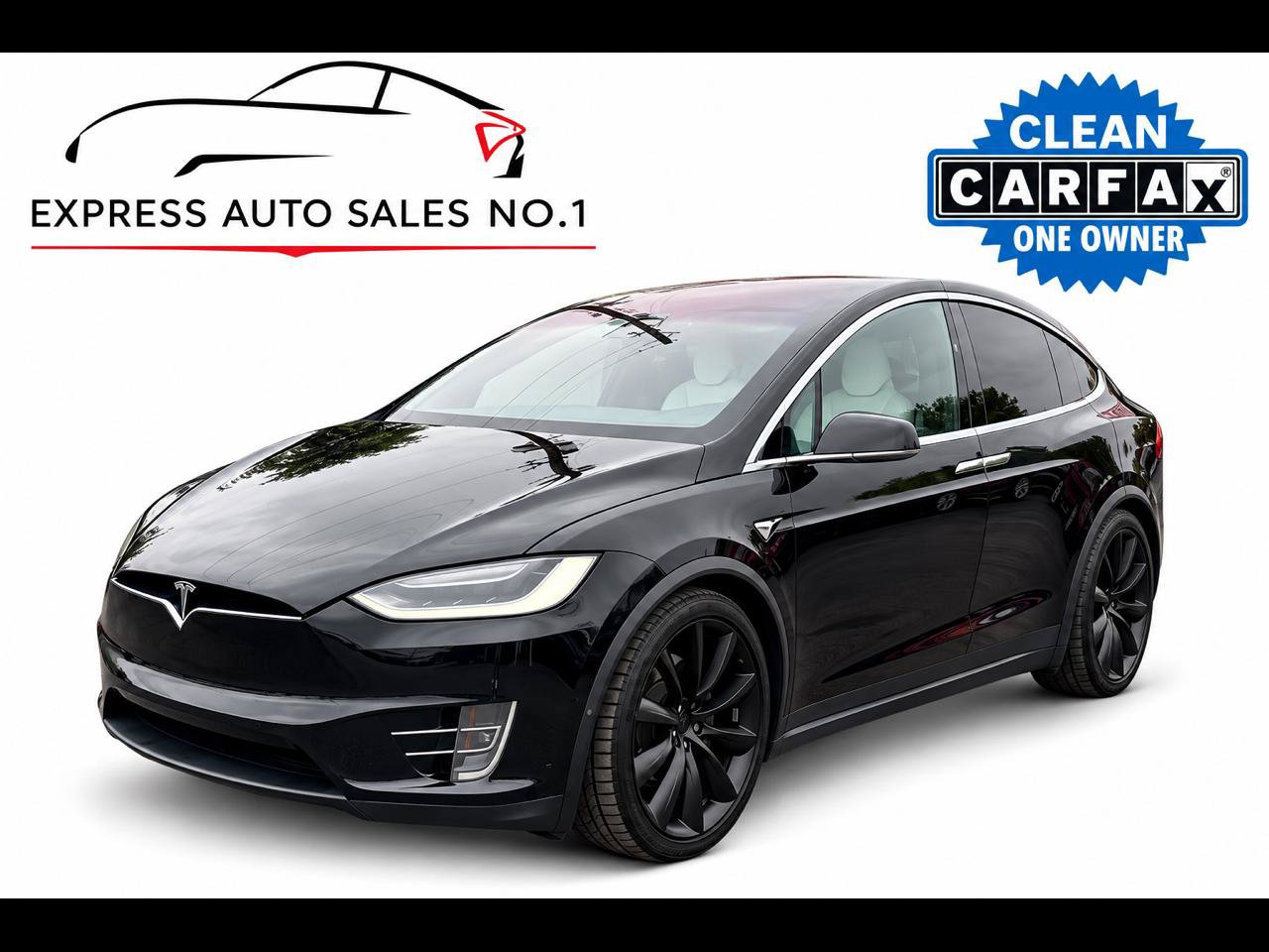 Used 2017 Tesla Model X 75D AWD/4WD image 1
