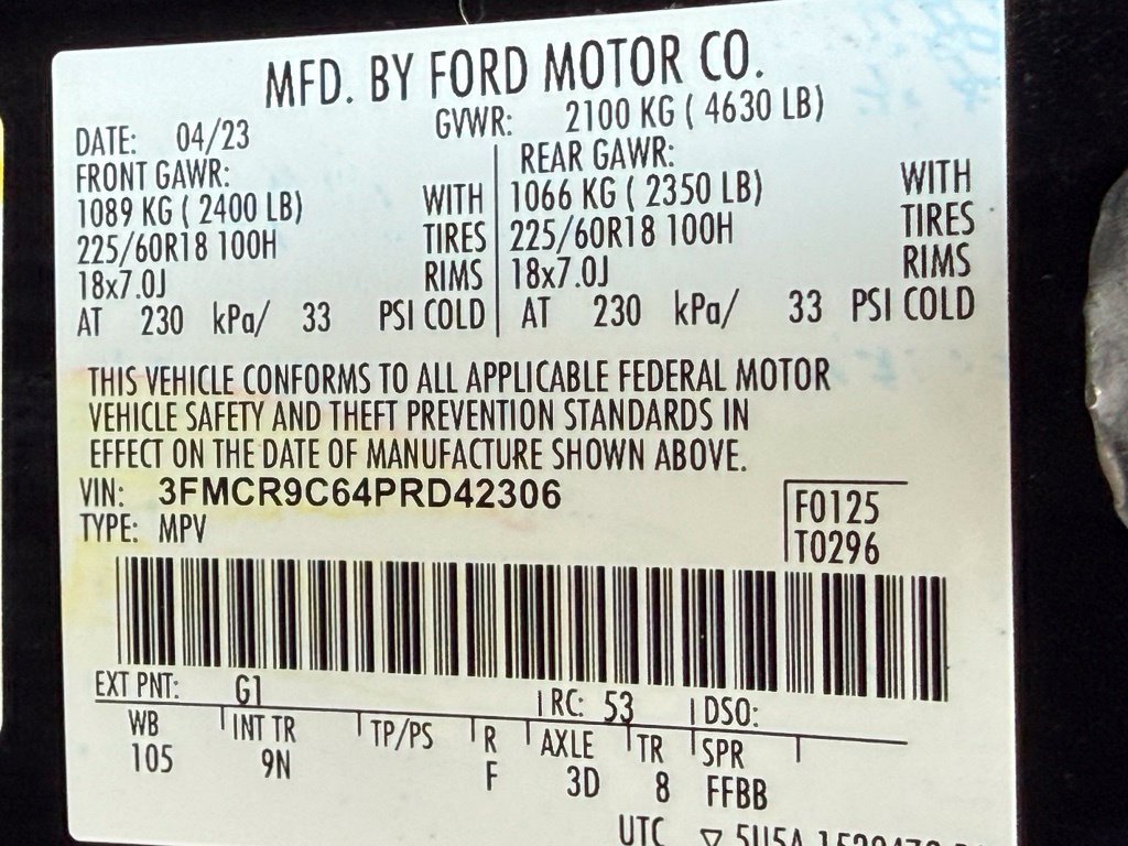 Used 2023 Ford Bronco Sport Outer Banks w/ Tech Package AWD/4WD image 42