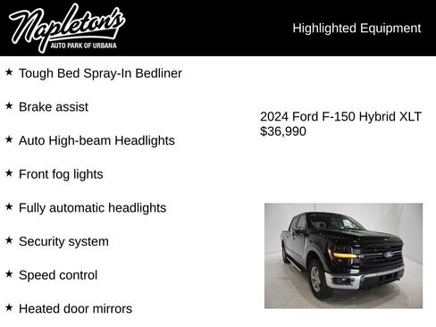 Used 2024 Ford F150 XLT w/ Equipment Group 302A MID image 16