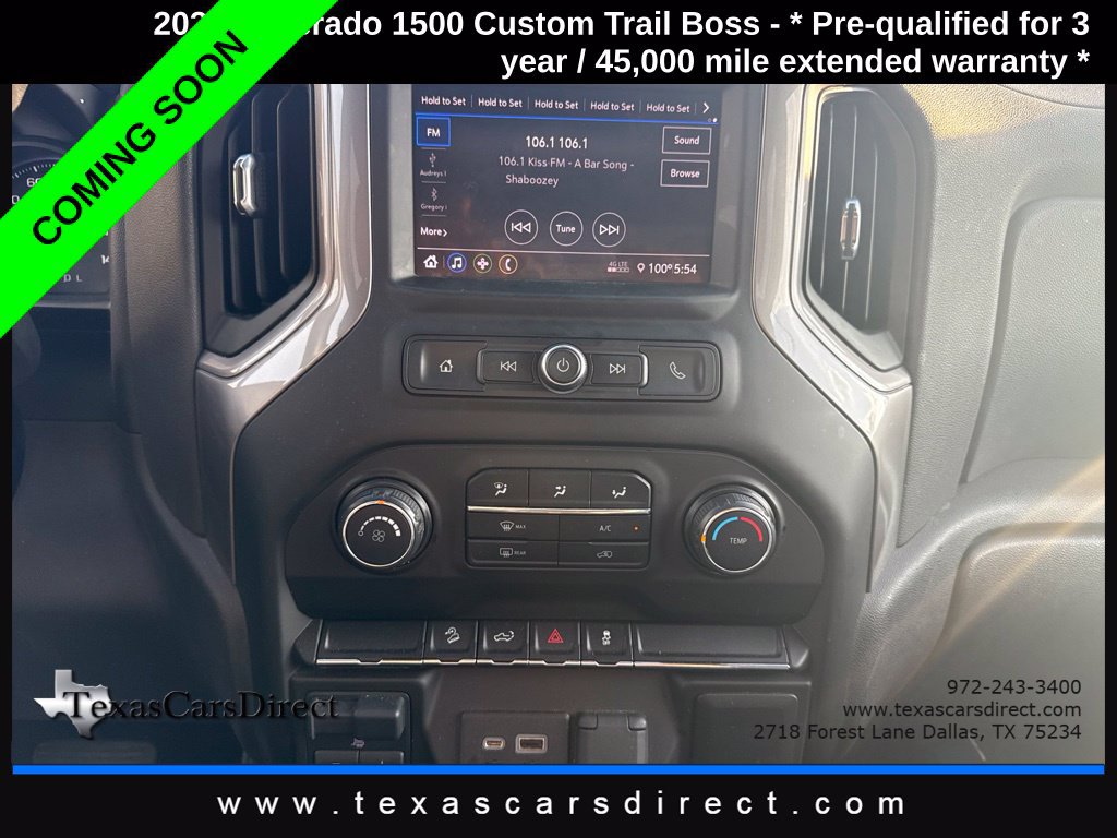 Used 2021 Chevrolet Silverado 1500 Custom Trail Boss w/ LPO, Dark Essentials Package AWD/4WD image 8