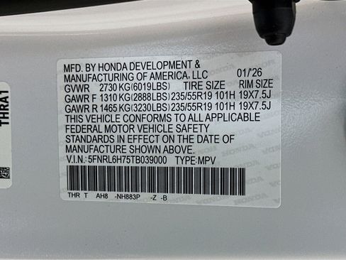 New 2026 Honda Odyssey Sport-L image 30