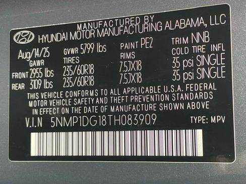 New 2026 Hyundai Santa Fe SE AWD/4WD image 35