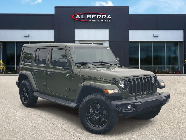 Used 2021 Jeep Wrangler Unlimited Sahara AWD/4WD image 1