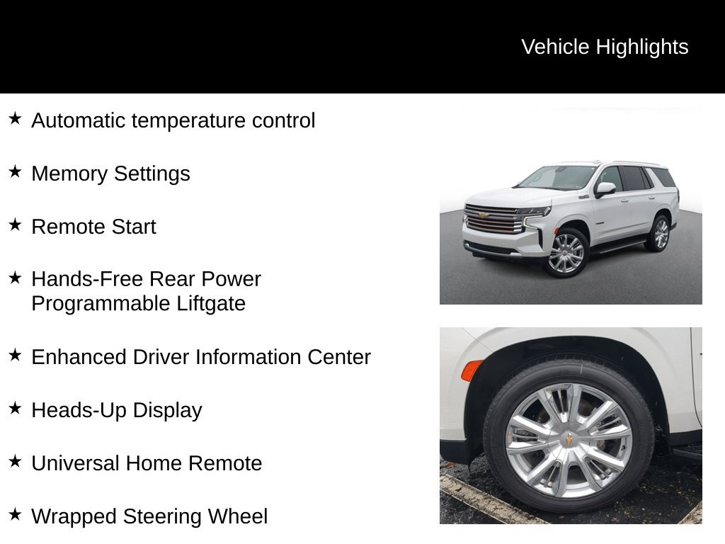 Used 2023 Chevrolet Tahoe High Country AWD/4WD image 38