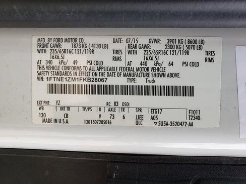 Used 2015 Ford Transit 150 130 Low Roof image 25