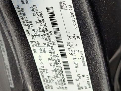 Used 2018 Ford Escape SE w/ SE Sync 3 Package FWD image 34