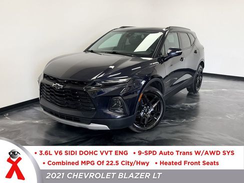Used 2021 Chevrolet Blazer LT w/ LPO, Black Accent Package AWD/4WD image 1