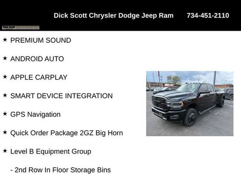 Used 2021 RAM 3500 Big Horn w/ Level B Equipment Group AWD/4WD image 5