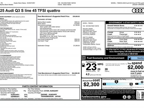 New 2025 Audi Q3 2.0T Premium image 4