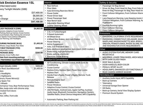 Used 2022 Buick Envision Essence w/ Technology Package II image 45