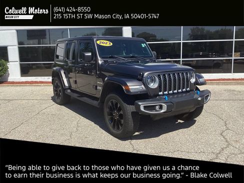 Used 2023 Jeep Wrangler Unlimited Sahara w/ Cold Weather Group AWD/4WD image 1