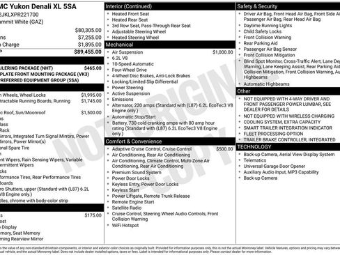 Used 2023 GMC Yukon XL Denali w/ Max Trailering Package AWD/4WD image 67