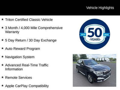 Used 2019 BMW X3 xDrive30i w/ Premium Package AWD/4WD image 6