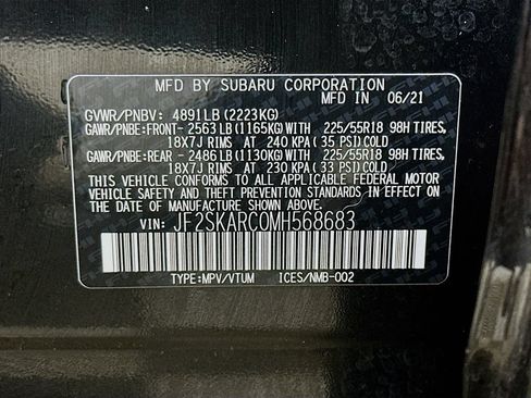 Used 2021 Subaru Forester Sport w/ Popular Package #2 AWD/4WD image 39