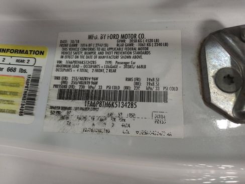 Used 2019 Ford Mustang Coupe w/ Black Accent Package image 33