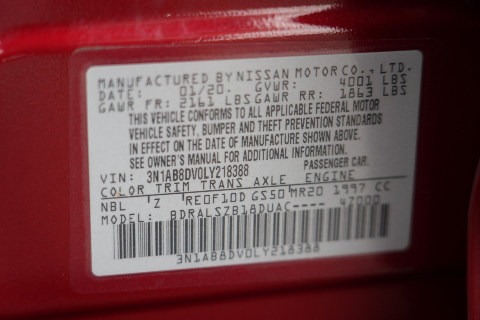 Used 2020 Nissan Sentra SR w/ Premium Package FWD image 41
