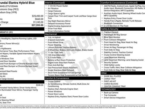 Used 2026 Hyundai Elantra Hybrid FWD image 27