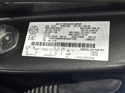 Used 2024 Ford Escape Active AWD/4WD image 44