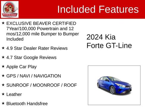 Used 2024 Kia Forte GT-Line w/ GT-Line Premium Package image 4