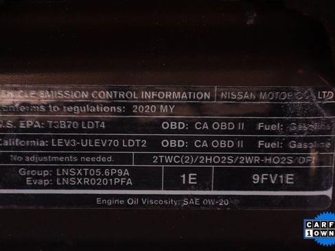 Used 2020 Nissan Titan SV w/ SV Convenience Package image 48