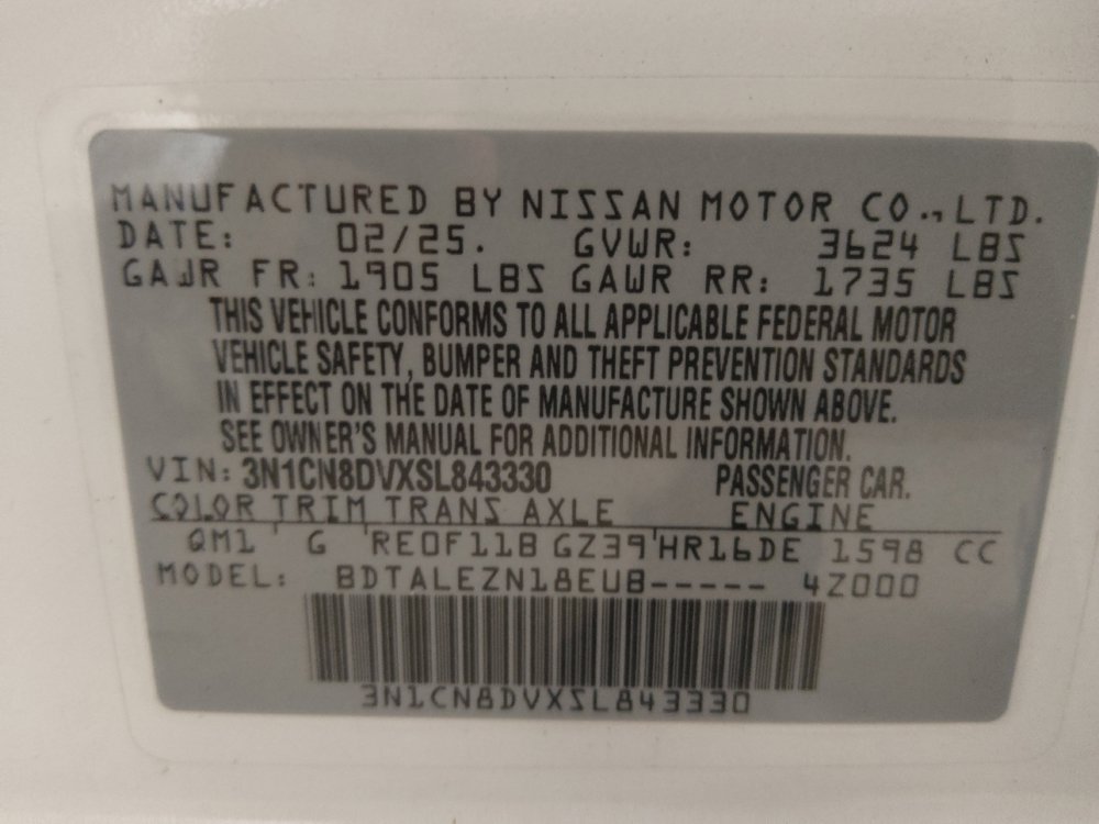 Used 2025 Nissan Versa S FWD image 33
